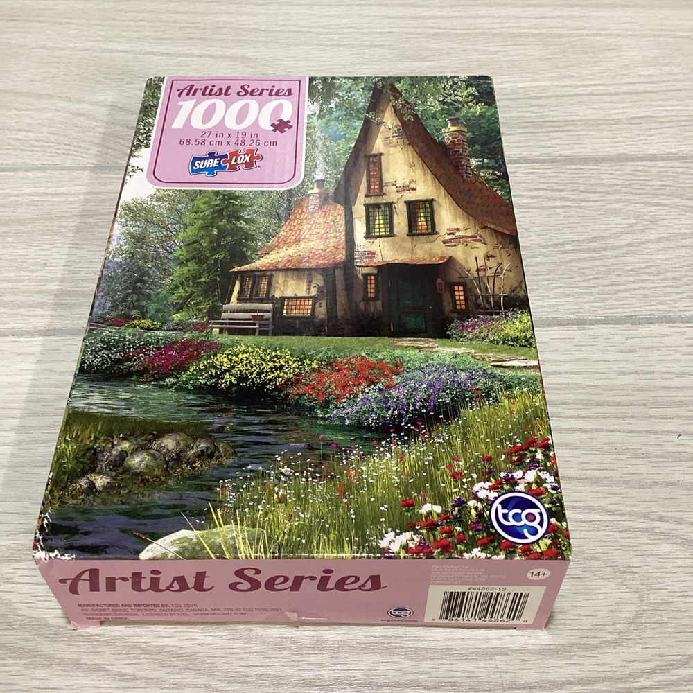 TCG SURELOX 1000 Pcs 27" x 19" Artist Series Toadstool Cottage *Factory Sealed*